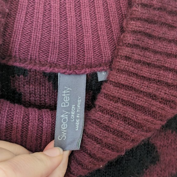 Sweaty Betty Leopard Sweater NWOT - Picture 11 of 11